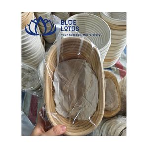 Panier de levage en rotin haut de gamme avec doublure en lin pour la cuisson du pain au levain – Outil de boulangerie durable – Vente flash - Product Image 1