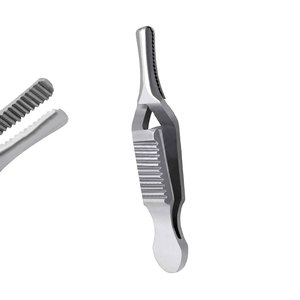 Dieffenbach Serrefine Bulldog abrazadera 5,7 cm recto dentado de alta calidad de acero inoxidable Bulldog abrazadera instrumento quirúrgico - Product Image 1