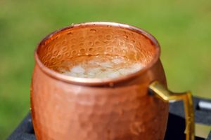Hammered copper mug <b>set</b> heritage inspired drink cups reusable premium <b>beverage</b> <b>serving</b> cocktail mugs durable - Product Image 6