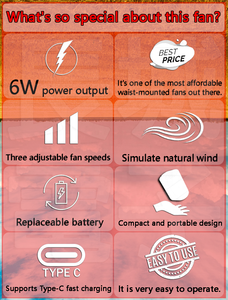 แฟนเอว F12 gongtian - Product Image 6