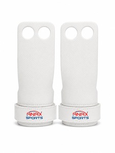 Poignées de gymnastique à 2 trous offrant un ajustement confortable avec des sangles de poignet réglables, poignées de gymnastique à 2 trous de qualité supérieure OEM. - Product Image 1