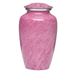 โกศโลหะสีฟ้าเที่ยงคืนคลาสสิกสำหรับงานศพเถ้ามนุษย์ผู้ใหญ่สำหรับงานศพหรือพิธีฝังศพ - Product Image 2