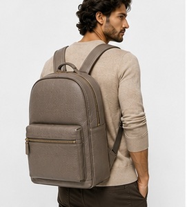 Black Genuine Leather Vintage Mens Business Travel Laptop <b>Backpack</b> <b>Waterproof</b> Anti-Theft Winter Polyester School Zipper Portable - Product Image 4