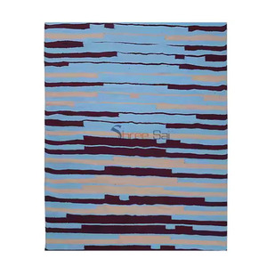 Ensemble de tapis modernes en coton véritable tissé et brodé à motifs géométriques, lavables, extra épais, pour la maison, le bureau et les voyages - Product Image 1