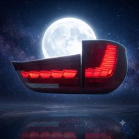 Feux arrière LED dynamiques à effet écailles de dragon pour X5 F15 2014-2018, clignotants séquentiels, Plug-and-Play, lentille rouge