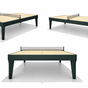 โต๊ะปิงปอง Negroni TT รุ่น ARGMAC โครงสร้างทันสมัยแบบสั่งทำพิเศษ เป็นมิตรกับสิ่งแวดล้อม ทนทาน พร้อมตาข่าย น้ำหนัก 50 กก. จาก Haryana สำหรับการแข่งขันในร่ม - Product Image 1