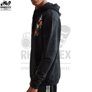 Sweat-shirts à capuche légers pour hommes, brodés, en coton, de qualité supérieure, vente en gros - Product Image 4