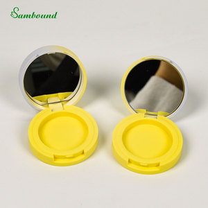 Estuches Personalizados para Rubor/Colorete de un Solo Color, Envases de Muestra Mate Ecológicos de PET, Logotipo Estampado en Caliente, Estuche con Pintura Degradada en Aerosol, OEM - Product Image 3