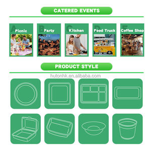 Bán Buôn 100% Tự Nhiên Phân Hủy Sinh Học Dùng Một Lần Bã Xía Thức Ăn Nhanh <span class=keywords><strong>Container</strong></span> Hộp Nắp Sinh Thái Thân Thiện Với Nước Sốt Cup Lò Vi Sóng Tủ Đông - Product Image 6