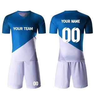 Uniforme de Fútbol, Conjunto de Entrenamiento Personalizado, Camiseta y Pantalones Cortos de Fútbol, Ropa Deportiva Transpirable de Secado Rápido para Hombres, Niños y Jóvenes, Venta al Por Mayor - Product Image 1