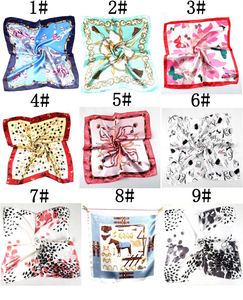 Écharpe en Soie Satinée Personnalisable à Carreaux/Unie de Luxe pour Femme – Impression Numérique, Haute Qualité, Multifonctionnelle et Tendance – Meilleure Vente - Product Image 5