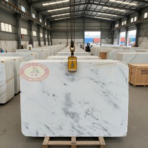 Mármol de Calcita Blanco Cristalino Pulido Premium de Vietnam, Losa Grande, Duradero, Impermeable, Ecológico, Moderno, para Cocina, Baño, Hospital - Product Image 4