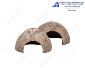 Casa de Nido para Pájaros Pequeños Hecha de Cáscara de Coco, Duradera y Ecológica, Ligera, Estilo Bonito, Hecha en Vietnam - Product Image 6