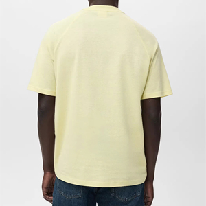 Camiseta de Manga Corta Oversize para Hombre, 100% Algodón, Lisa, Casual, Personalizable con Serigrafía Frontal, Venta al Por Mayor OEM - Product Image 4