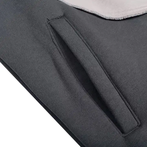 Sudadera con Capucha para Hombre, Estilo Panelado, de Algodón Grueso, con Construcción Multipanel, Capucha Ajustable y Bolsillo Frontal Funcional - Product Image 5