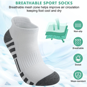 Calcetines Deportivos de Alto Rendimiento, Calcetines de Tobillo Ligeros Personalizables para Deportes, Ropa Deportiva con Logotipo Personalizado - Product Image 2