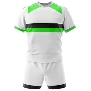 Camiseta de Rugby con Logotipo Personalizado, Diseño Azul, Talla Grande, Poliéster, Secado Rápido, Transpirable, Absorbe la Humedad, Alta Calidad, Unisex, Venta al Por Mayor - Product Image 5