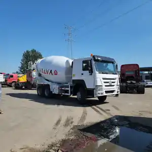 12m3 beton Transit kendinden yükleme kullanılmış beton mikseri kamyon Mini dizel kendinden yükleme mobil beton mikseri kamyon