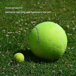 9.5 di grandi dimensioni \ "palla da Tennis gonfiabile per cani Oversize giocattolo per piccoli/medi/grandi animali domestici divertenti per interni/Outdoor giocattolo sportivo grande - Product Image 4