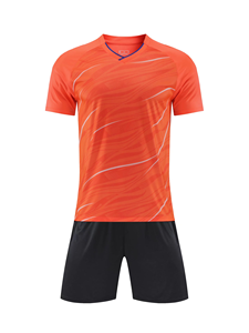 Conjunto de Camisetas de Fútbol Personalizadas para Adultos, Transpirables, de Secado Rápido, 100% Poliéster, Impresión Digital, Manga Corta, Corte Ajustado - Product Image 4