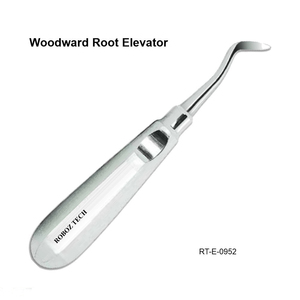 Élévateur de racine dentaire ergonomique à angle droit en acier inoxydable par Roboz Tech Pakistan - Product Image 1