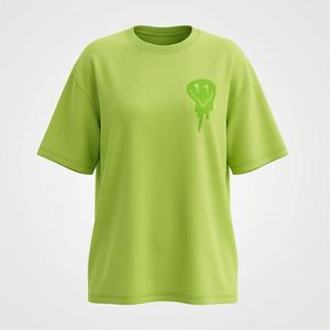 Camiseta Oversize de Algodón para Mujer, con Logotipo Personalizado, Estilo Holgado, Ecológica, de Marcas de Boutique, Color Personalizado, para Verano - Product Image 1