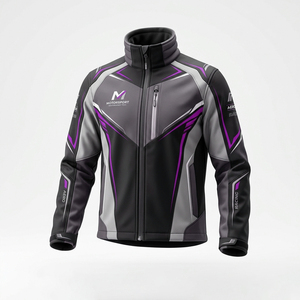 high quality Men's windproof <b>Racing</b> Soft shell <b>Jacket</b> New Design Long Sleeve Down <b>Jacket</b> Sale Wholesale - Product Image 1