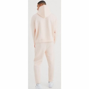 Ensemble de survêtement pour homme avec sweat-shirt à capuche et pantalon de survêtement évasé à jambe droite, personnalisé avec impression sérigraphiée - Product Image 1