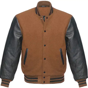 Fashionable Winter Varsity Jackets <b>Men</b> High Quality Breathable Front Custom Geometric Hooded Waterproof Street Wear Best - Product Image 2