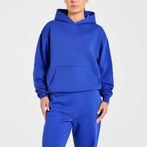 Sudadera con Capucha para Mujer, Personalizable con Logotipo, Manga Larga, Hombros Caídos, Transpirable, Corte Regular, 100% Algodón Felpa - Product Image 1