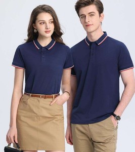 Chemises de golf pour hommes et femmes, en tissu Oxford tricoté, décontractées, à motif uni, avec boutons - Product Image 3