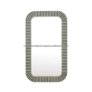 El mejor espejo con incrustaciones de hueso indio tradicional con marco artesanal para sala de estar y acento de entrada disponible a buen precio - Product Image 6