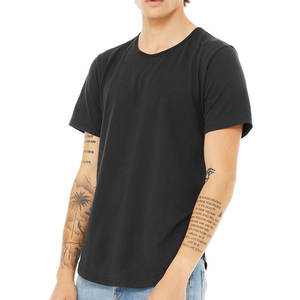 Camiseta unisex de manga corta con cuello redondo, camiseta elegante blanca redonda - Product Image 5