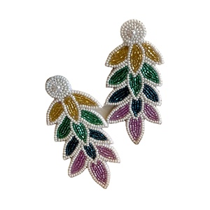 Los Mejores Pendientes Hechos a Mano, Pendientes Personalizados con Múltiples Cuentas, Joyería Festiva para Mujer al Mejor Precio, Pendientes con Cuentas - Product Image 1