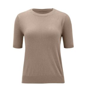 Blusas de punto para mujer, camisa de alta calidad, transpirable, informal, con logo personalizado - Product Image 4