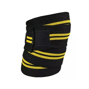 Rodilleras B2B al por mayor con parche de logo tejido personalizado, soporte de rodilla de alta elasticidad, precio de fábrica al por mayor - Product Image 1