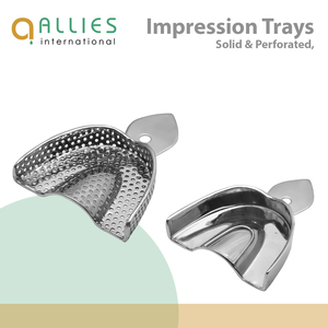 OEM ODM Bandeja de Impresión Dental Manual de Acero Inoxidable Reutilizable Personalizada Instrumentos de Alta Calidad para Dientes - Product Image 6