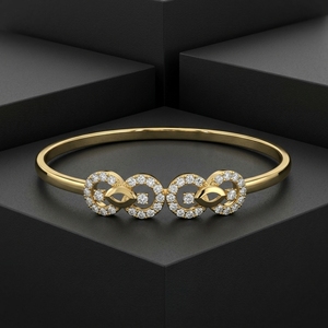 Anillo de compromiso y aniversario de oro macizo de 14K con diamante cultivado en laboratorio de corte brillante para mujer, certificado IGI, regalo de moda - Product Image 3