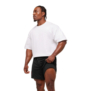 Pantalones Cortos Deportivos de Malla Transpirable para Hombre, para Levantamiento de Pesas, 5 Pulgadas, para Entrenamiento, Culturismo, Color Negro - Product Image 3