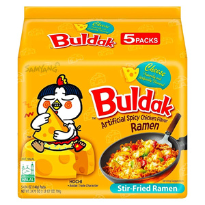 Fideos con Sabor a Pollo Picante, Fideos con Queso, Fideos Buldak - Product Image 5