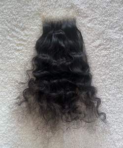 Cabello Humano Virgen de Templo con Cutícula Alineada, Encaje HD Suave y Ligero, Cierres 4x4 5x5 6x6 7x7, Precios al por Mayor Directo de Fábrica de Proveedores Indios - Product Image 2