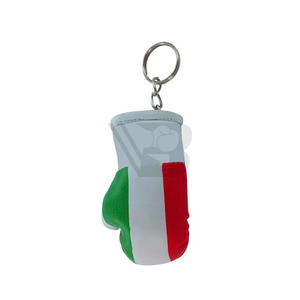 Factory Price Custom Mini <b>Boxing</b> Gloves Keychain Stainless Steel PU Leather Bear Pattern Breathable Lightweight Personalized - Product Image 4