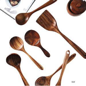 Spatules en bois pour pain au levain, ustensiles de cuisine, bâtonnets à remuer en bois, spatules à pain, fouets à pâte en bois résistants, spatules en teck - Product Image 6