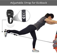 Accessoires de gym : Sangles de cheville rembourrées en néoprène pour musculation et machines à câble – Production de manchettes de cheville pour gymnastique