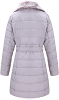Manteau long tendance pour femme – Manteau d'hiver élégant, chaud et respirant en toile coupe-vent – Trench décontracté en tricot uni