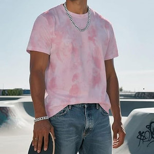 Camisetas de Cuello Redondo para Hombre, Ligeras, de Manga Corta, con Estampado Moderno, Estilo Hipster, Tie-Dye, Casuales, de Verano, Streetwear, con Gráficos - Product Image 2