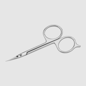Ciseaux à cuticules KD.43 (150205) en acier inoxydable poli miroir, 3,75 pouces, pour manucure, coupe des cuticules mortes, pour usage en salon de beauté - Product Image 1