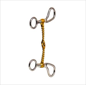 Nouveauté : Mors de cheval Pelham en acier inoxydable avec double anneaux de rênes - Product Image 5