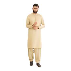 Salwar Kameez Personalizado para Hombre, Ropa Tradicional India y Pakistaní, Algodón Transpirable, Sin Arrugas, Secado Rápido, para Todas las Temporadas - Product Image 1