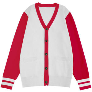 Logos brodés de qualité supérieure sur des pulls à col en V pour les sororités/fraternités/écoles/collèges/universités, logos sur des cardigans - Product Image 5
